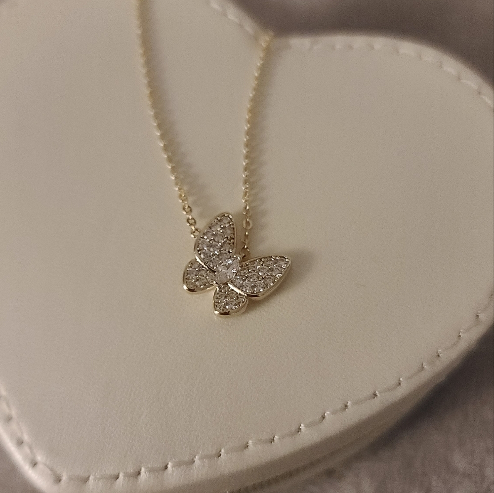 Gold Butterfly Necklace